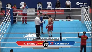 Jean Paul Rivera (PUR) vs. Antonio Barrul (ESP) Boxam Tournament 2021 QF’s (57kg)