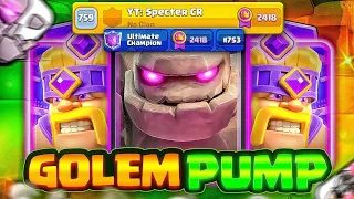 TOP LADDER with THE UNSTOPPABLE GOLEM PUMP META _ GOLEM is OP!