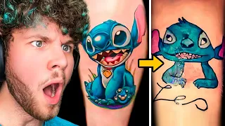 Reacting to the WORST Tattoos...