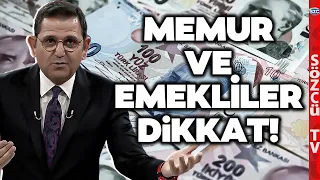 Fatih Portakal Memur ve Emekli Maaşını Tek Tek Hesapladı! İşte Gündem Olacak Rakam