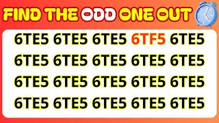 Find the odd number one out || Find the odd Letter one out || spot the difference || #puzzle quiz 86