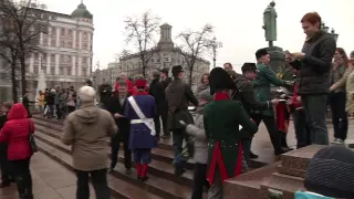 "Однажды на Пушкинской площади": флешмоб полиции в центре Москвы.