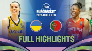 Ukraine v Portugal | Full Game Highlights | FIBA #EuroBasketWomen 2025 Qualifiers