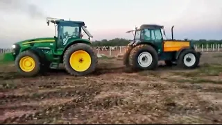 Cabo de Guerra de Tratores - John Deere não aguentou