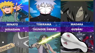 Naruto Characters Personal Weapons !