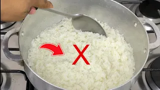 3 errores que cometes al cocinar arroz y no lo sabias.
