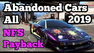 Need for Speed Payback All Abandoned Cars Update 2019