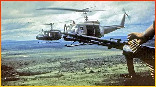 CCR - Fortunate Son but you are flying in Huey helicopter