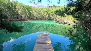 Крым, Алупка. Затерянный мир в горах. Кореиз, БИРЮЗОВОЕ ОЗЕРО.