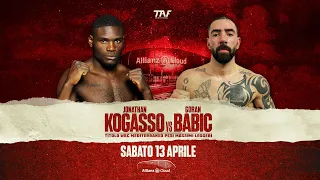 TAF - The Art of Fighting 5 | Kogasso vs Babic | WBC Mediterraneo pesi massimi leggeri 13/04/2024