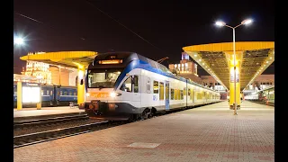 Отправление поезда номер 718 Минск-Гомель со станции Минск-пассажирский