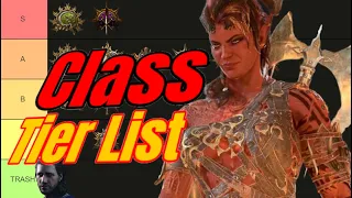 Baldur's Gate 3 Best Class for Tactician Difficulty | Tier List Ranking of every Class in BG3