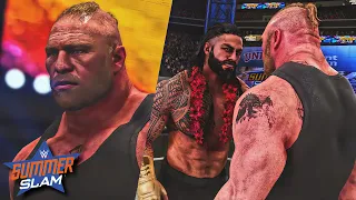 Brock Lesnar Returns at Summerslam 2021 w/ NEW LOOK! - WWE 2K Universe Mods