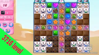 Candy crush Saga level 3716||clear raped Coler Bomb||super sugar crushed||