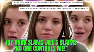 Joy Anna Duggar SLAMS Jill's CLAIMS That Jim Bob Controls Her, CALLS OUT "RUDE" Haters On Instagram