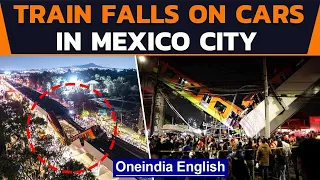 Mexico City: Overpass carrying metro train cars collapses on road | Oneindia News