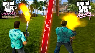 GTA Vice City Definitive Edition vs Original - Direct Comparison! Attention to Detail & Graphics! 4K