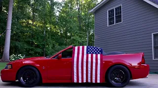 99-04 Mustang convertible tonneau cover install