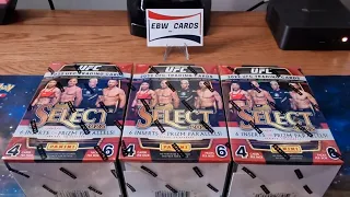 2022 UFC Panini Select 3x Blaster Box Opening! 🔥🔥🔥🔥