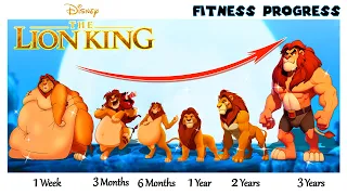 From Fat to Muscle: Unveiling The Lion King's Incredible Transformation || HEY GROWING