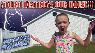 Worst Hail Storm Ever Destroys Our House and Geese Get Struck by Lightning!!! (Not Clickbait)