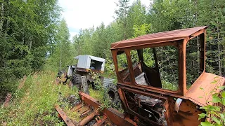 Металлокоп в тайге. Тонны металла остались в лесу.