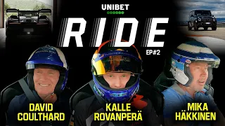 UNIBET RIDE #2: McLaren Senna with Kalle Rovanperä, Mika Häkkinen & David Coulthard