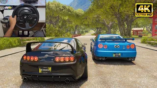 Toyota Supra & Nissan Skyline R34 GTR | The Crew Motorfest | Thrustmaster T300RS gameplay