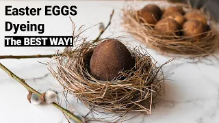 Easter Eggs Dyeing with Red Wine | How to make Sparkling eggs for Easter