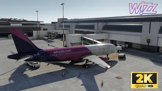 Wizzair shuttle from Nice to Rome | Fenix A320 V2 | MSFS2020 | Full Flight