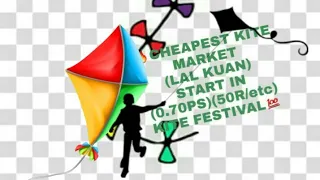 🔥Cheapest kite market (Lal kuan)- kite festival💯