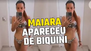 MAIARA TOMA BANHO DE BANHEIRA COM BIQUINI DE ONCINHA