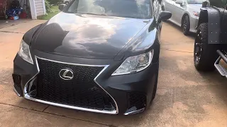 Lexus ls460 bumper conversion