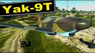 Even heavy tanks cannot resist it's  37mm cannon  🛩️ Yak-9T