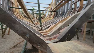 Avance construcción de barcos de madera!!1