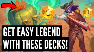 The 5 BEST DECKS to get LEGEND in Standard and Wild in 2024!