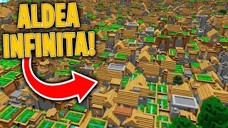 JUGAMOS en LA ALDEA INFINITA DE MINECRAFT 😱 ¿SUPERAMOS EL RETO?