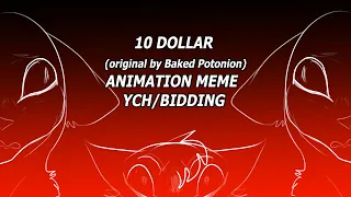 | 10 DOLLAR | MEME original by Baked Potonion / YCH CLOSED 1K SPECIAL TW BLOOD/GORE