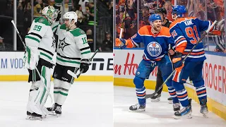 Stars, Oilers earn wins in Wednesday’s playoff action