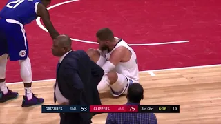 Jonas Valanciunas Ankle Injury vs Clippers