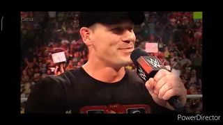 john cena return to Raw for 20th Anniversary celebration