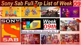 Sab TV Week 9 TRP - Sony Sab Week 9 Main Trp - Sab TV Shows TRP #sabtv