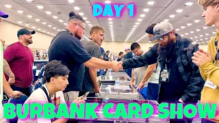 $5,000 STEPHEN CURRY CARD! THE BURBANK CARD SHOW - DAY 1 WAS INSANE! 🤯