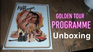 Unboxing: Kylie Minogue - Golden Tour Programme - Tour book