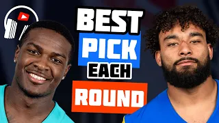 BEST picks in every ROUND: 2024 Fantasy Football