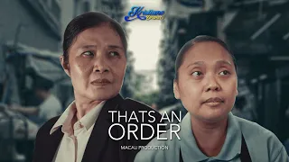 That's an Order | Short Film | Kristiano Drama | KDR TV