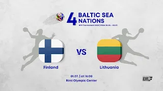 Finland - Lithuania | 4 Baltic Sea Nations W19 Tournament 2023