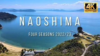[4K] Naoshima Japan Four Seasons 2022/23 | Beautiful Scenery & Artwork with Peaceful Relaxing Music