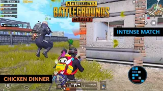 PUBG MOBILE | INTENSE MATCH WITH AMAZING CHICKEN DINNER (OLD RECORDING)