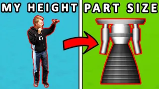 How big are Parts in SFS vs REAL LIFE? - Spaceflight Simulator